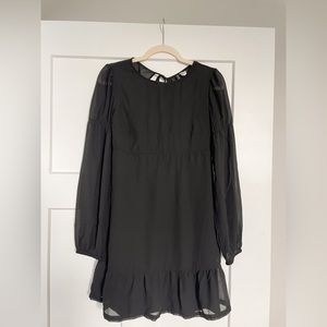Open Back Little Black Dress H&M